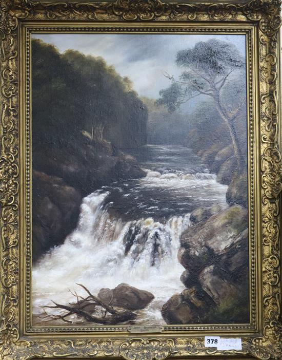 J.B. Smith, Waterfall 60 x 44.5cm